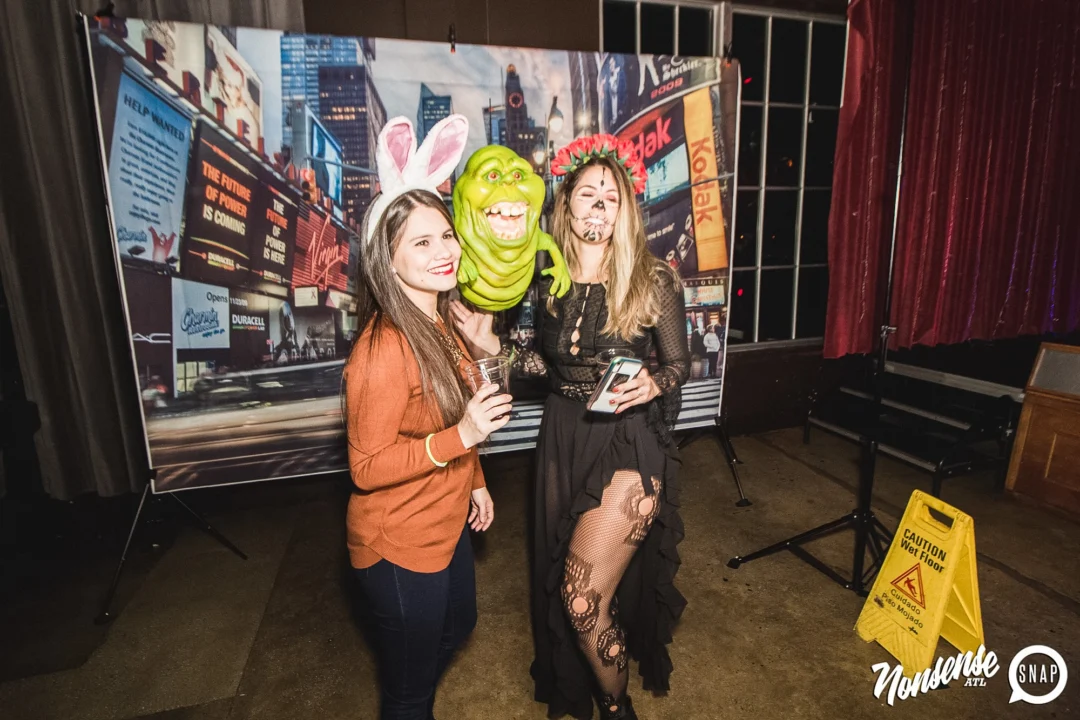 Dr Peter Venkman's Spook Central Halloween Dance Party! Thursday October 31, 2019. Presented by Nonsense ATL at Venkman's, Old Fourth Ward, Atlanta. Kimber was the DJ. Photo by Oh Snap.
