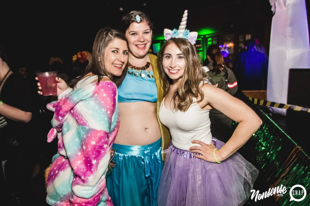 Dr Peter Venkman's Spook Central Halloween Dance Party! Thursday October 31, 2019. Presented by Nonsense ATL at Venkman's, Old Fourth Ward, Atlanta. Kimber was the DJ. Photo by Oh Snap.