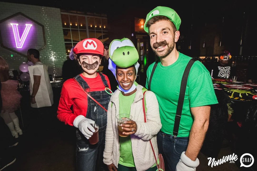Dr Peter Venkman's Spook Central Halloween Dance Party! Thursday October 31, 2019. Presented by Nonsense ATL at Venkman's, Old Fourth Ward, Atlanta. Kimber was the DJ. Photo by Oh Snap.