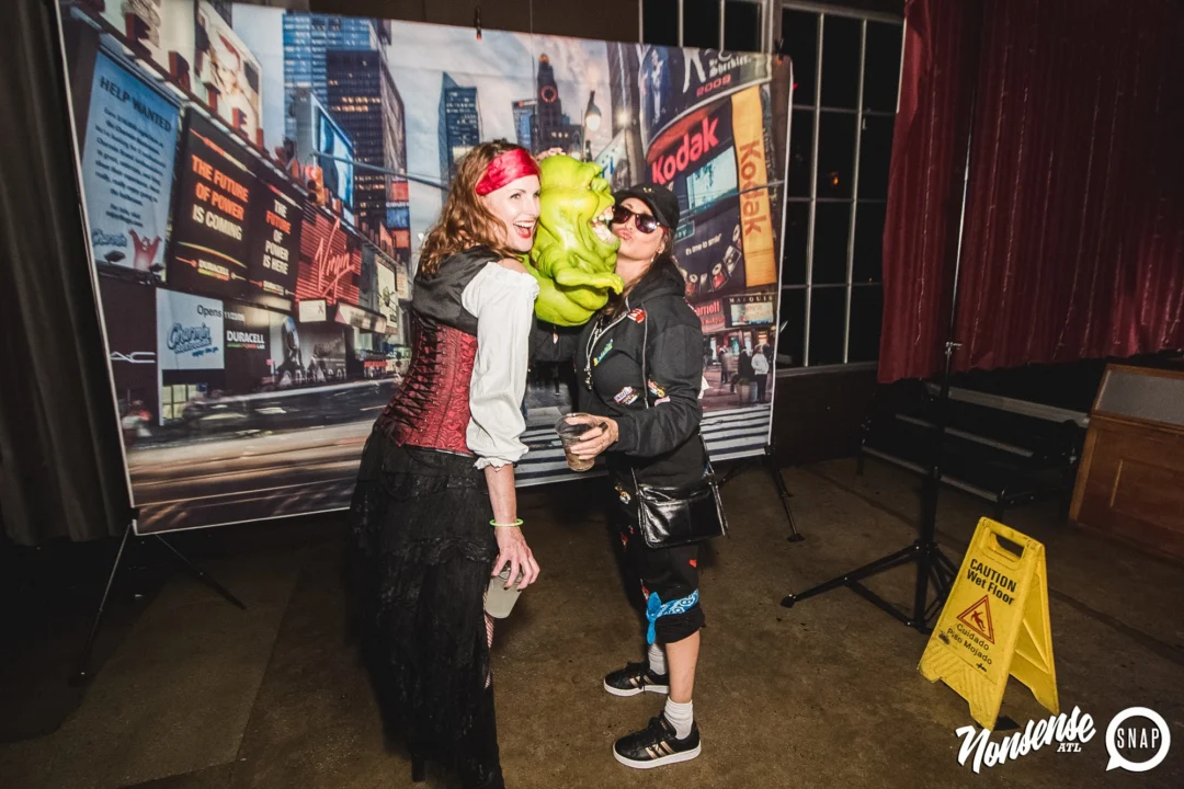 Dr Peter Venkman's Spook Central Halloween Dance Party! Thursday October 31, 2019. Presented by Nonsense ATL at Venkman's, Old Fourth Ward, Atlanta. Kimber was the DJ. Photo by Oh Snap.