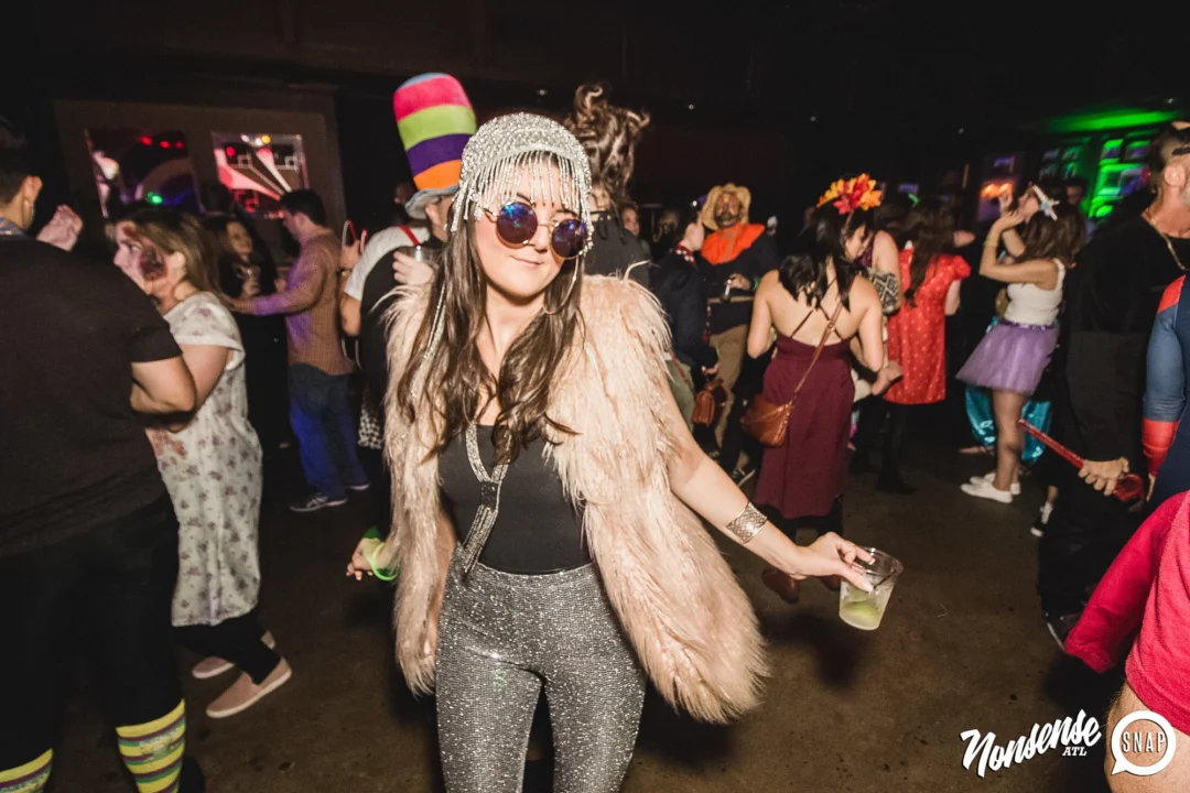 Dr Peter Venkman's Spook Central Halloween Dance Party! Thursday October 31, 2019. Presented by Nonsense ATL at Venkman's, Old Fourth Ward, Atlanta. Kimber was the DJ. Photo by Oh Snap.