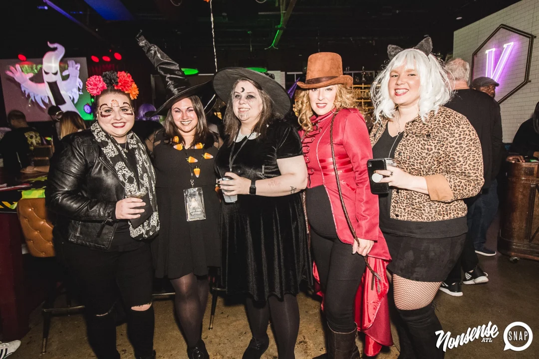 Dr Peter Venkman's Spook Central Halloween Dance Party! Thursday October 31, 2019. Presented by Nonsense ATL at Venkman's, Old Fourth Ward, Atlanta. Kimber was the DJ. Photo by Oh Snap.