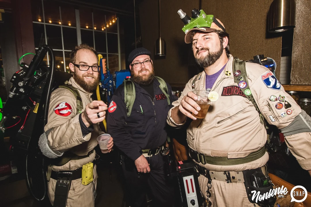 Dr Peter Venkman's Spook Central Halloween Dance Party! Thursday October 31, 2019. Presented by Nonsense ATL at Venkman's, Old Fourth Ward, Atlanta. Kimber was the DJ. Photo by Oh Snap.