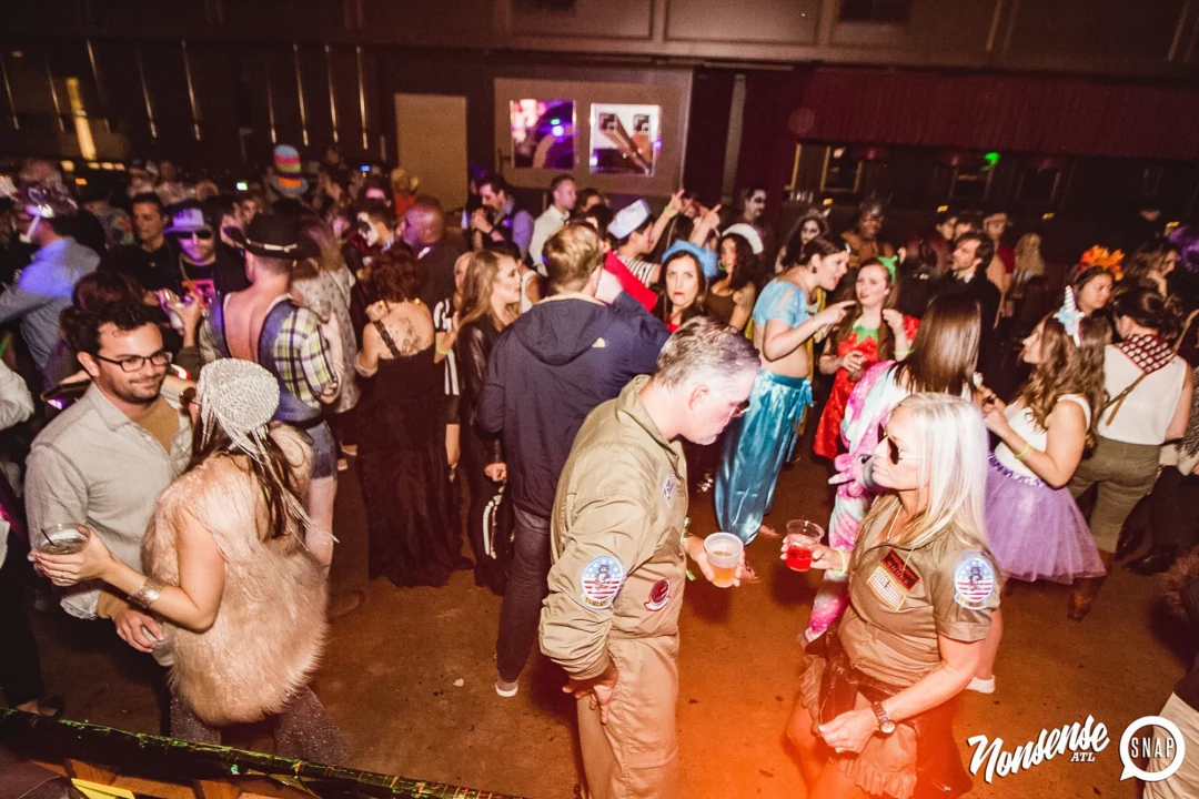 Dr Peter Venkman's Spook Central Halloween Dance Party! Thursday October 31, 2019. Presented by Nonsense ATL at Venkman's, Old Fourth Ward, Atlanta. Kimber was the DJ. Photo by Oh Snap.