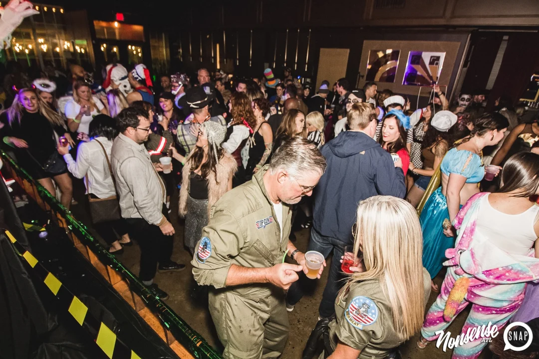 Dr Peter Venkman's Spook Central Halloween Dance Party! Thursday October 31, 2019. Presented by Nonsense ATL at Venkman's, Old Fourth Ward, Atlanta. Kimber was the DJ. Photo by Oh Snap.