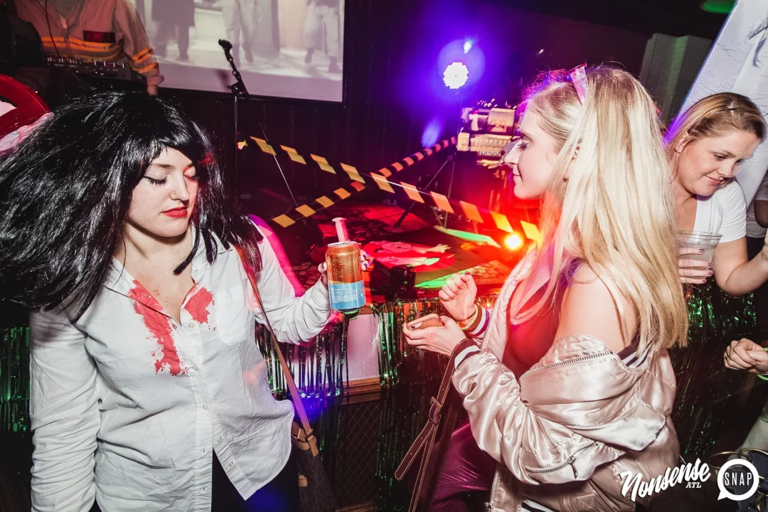 Dr Peter Venkman's Spook Central Halloween Dance Party! Thursday October 31, 2019. Presented by Nonsense ATL at Venkman's, Old Fourth Ward, Atlanta. Kimber was the DJ. Photo by Oh Snap.