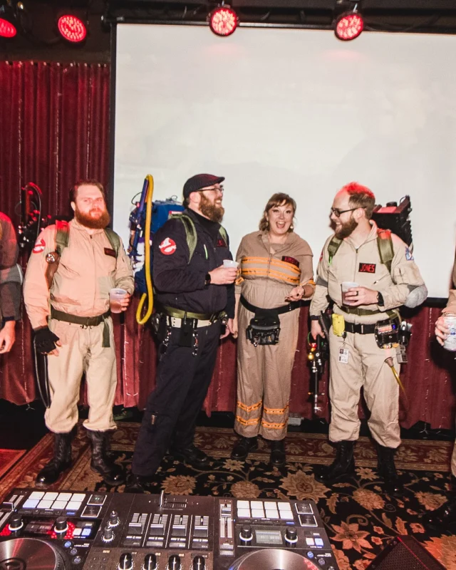 Dr Peter Venkman's Spook Central Halloween Dance Party! Thursday October 31, 2019. Presented by Nonsense ATL at Venkman's, Old Fourth Ward, Atlanta. Kimber was the DJ. Photo by Oh Snap.