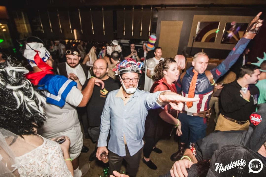 Dr Peter Venkman's Spook Central Halloween Dance Party! Thursday October 31, 2019. Presented by Nonsense ATL at Venkman's, Old Fourth Ward, Atlanta. Kimber was the DJ. Photo by Oh Snap.