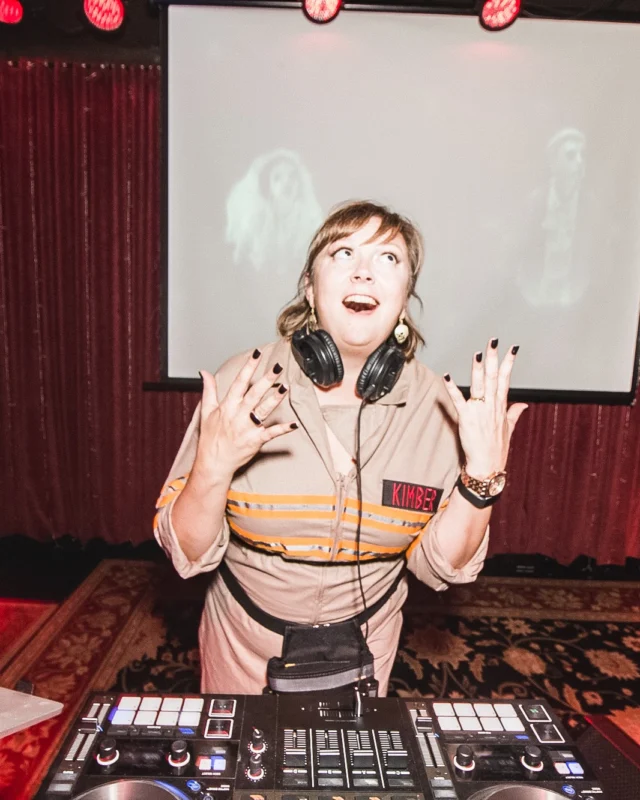 Dr Peter Venkman's Spook Central Halloween Dance Party! Thursday October 31, 2019. Presented by Nonsense ATL at Venkman's, Old Fourth Ward, Atlanta. Kimber was the DJ. Photo by Oh Snap.