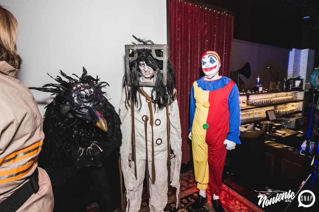 Dr Peter Venkman's Spook Central Halloween Dance Party! Thursday October 31, 2019. Presented by Nonsense ATL at Venkman's, Old Fourth Ward, Atlanta. Kimber was the DJ. Photo by Oh Snap.