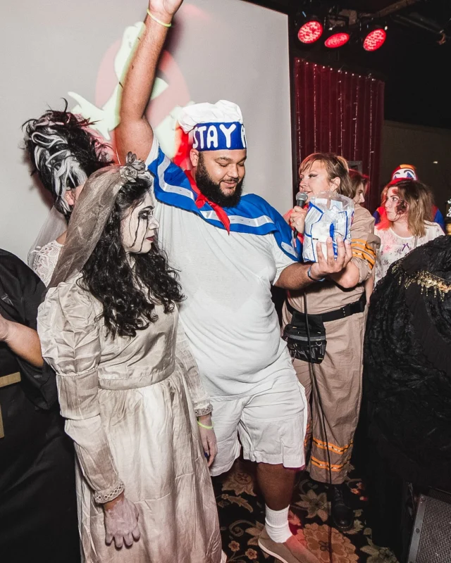 Dr Peter Venkman's Spook Central Halloween Dance Party! Thursday October 31, 2019. Presented by Nonsense ATL at Venkman's, Old Fourth Ward, Atlanta. Kimber was the DJ. Photo by Oh Snap.