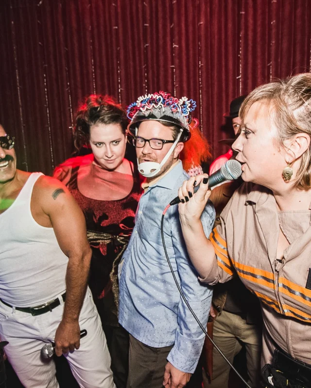 Dr Peter Venkman's Spook Central Halloween Dance Party! Thursday October 31, 2019. Presented by Nonsense ATL at Venkman's, Old Fourth Ward, Atlanta. Kimber was the DJ. Photo by Oh Snap.