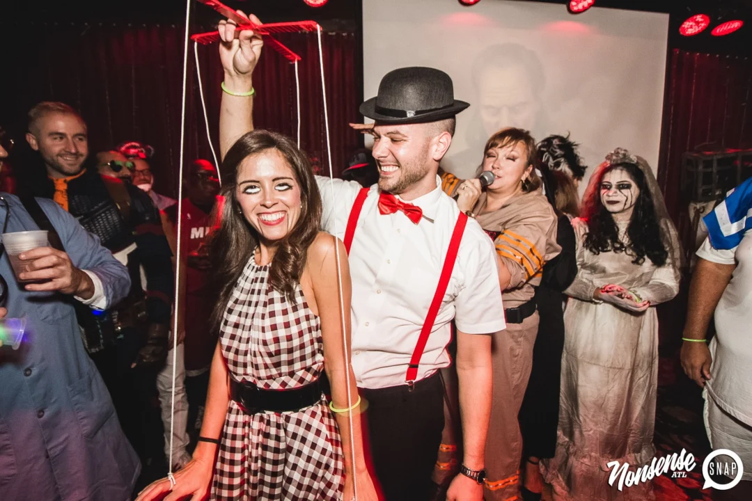 Dr Peter Venkman's Spook Central Halloween Dance Party! Thursday October 31, 2019. Presented by Nonsense ATL at Venkman's, Old Fourth Ward, Atlanta. Kimber was the DJ. Photo by Oh Snap.