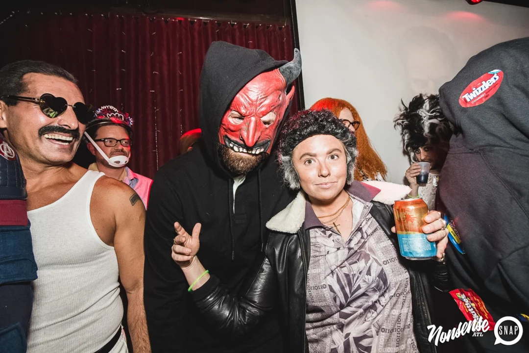 Dr Peter Venkman's Spook Central Halloween Dance Party! Thursday October 31, 2019. Presented by Nonsense ATL at Venkman's, Old Fourth Ward, Atlanta. Kimber was the DJ. Photo by Oh Snap.