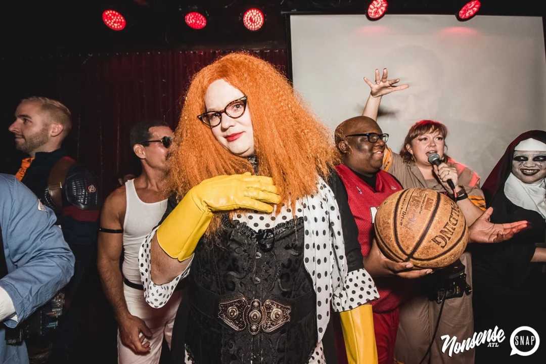 Dr Peter Venkman's Spook Central Halloween Dance Party! Thursday October 31, 2019. Presented by Nonsense ATL at Venkman's, Old Fourth Ward, Atlanta. Kimber was the DJ. Photo by Oh Snap.