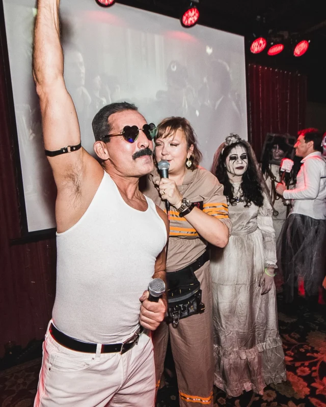 Dr Peter Venkman's Spook Central Halloween Dance Party! Thursday October 31, 2019. Presented by Nonsense ATL at Venkman's, Old Fourth Ward, Atlanta. Kimber was the DJ. Photo by Oh Snap.
