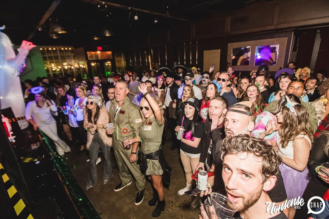 Dr Peter Venkman's Spook Central Halloween Dance Party! Thursday October 31, 2019. Presented by Nonsense ATL at Venkman's, Old Fourth Ward, Atlanta. Kimber was the DJ. Photo by Oh Snap.
