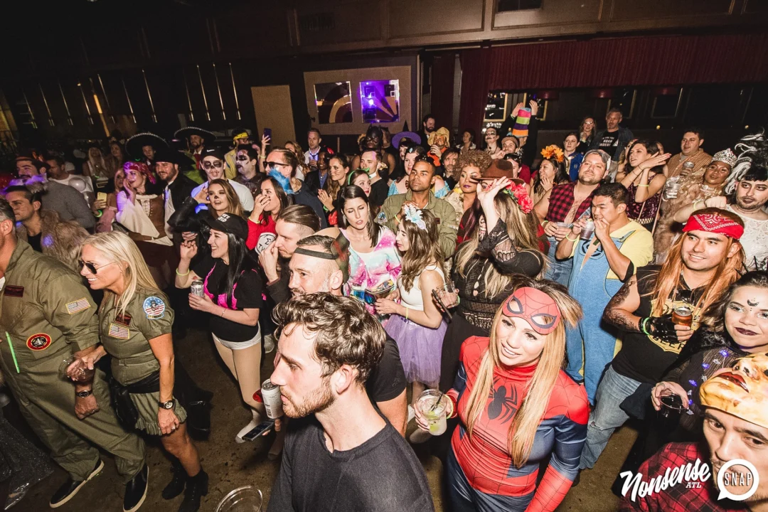 Dr Peter Venkman's Spook Central Halloween Dance Party! Thursday October 31, 2019. Presented by Nonsense ATL at Venkman's, Old Fourth Ward, Atlanta. Kimber was the DJ. Photo by Oh Snap.