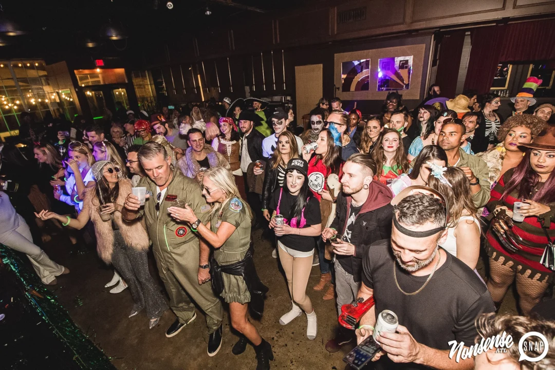 Dr Peter Venkman's Spook Central Halloween Dance Party! Thursday October 31, 2019. Presented by Nonsense ATL at Venkman's, Old Fourth Ward, Atlanta. Kimber was the DJ. Photo by Oh Snap.