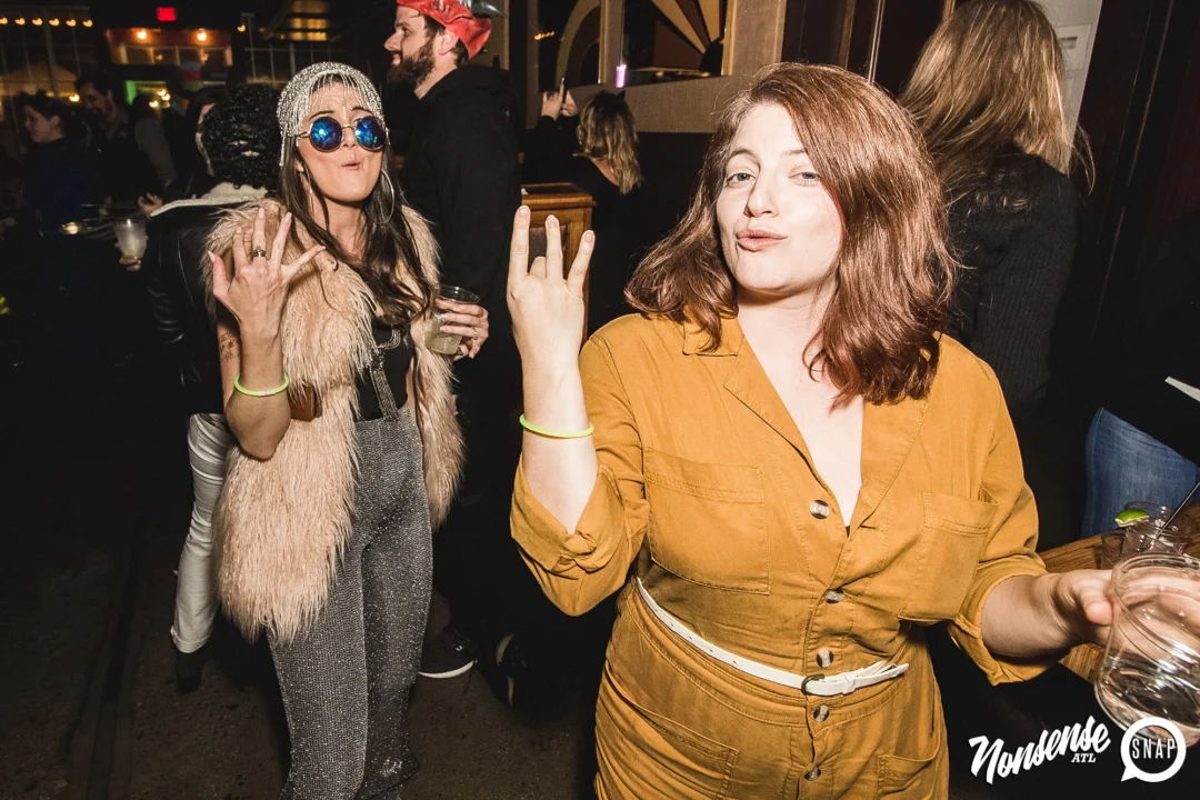 Dr Peter Venkman's Spook Central Halloween Dance Party! Thursday October 31, 2019. Presented by Nonsense ATL at Venkman's, Old Fourth Ward, Atlanta. Kimber was the DJ. Photo by Oh Snap.