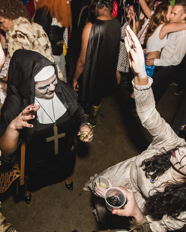 Dr Peter Venkman's Spook Central Halloween Dance Party! Thursday October 31, 2019. Presented by Nonsense ATL at Venkman's, Old Fourth Ward, Atlanta. Kimber was the DJ. Photo by Oh Snap.
