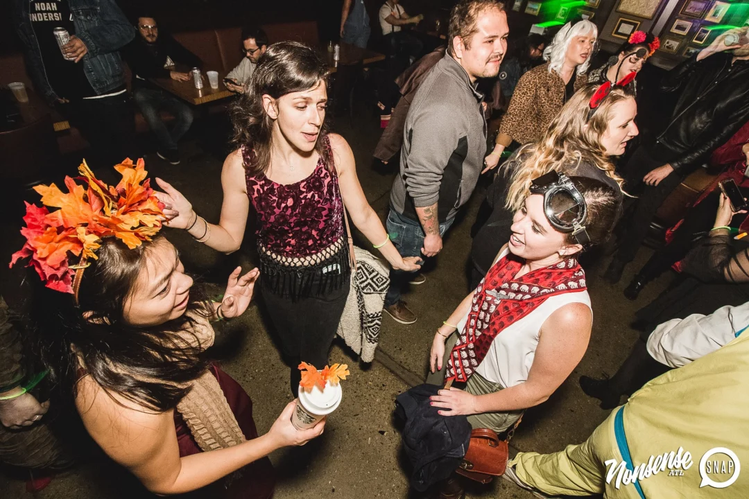 Dr Peter Venkman's Spook Central Halloween Dance Party! Thursday October 31, 2019. Presented by Nonsense ATL at Venkman's, Old Fourth Ward, Atlanta. Kimber was the DJ. Photo by Oh Snap.