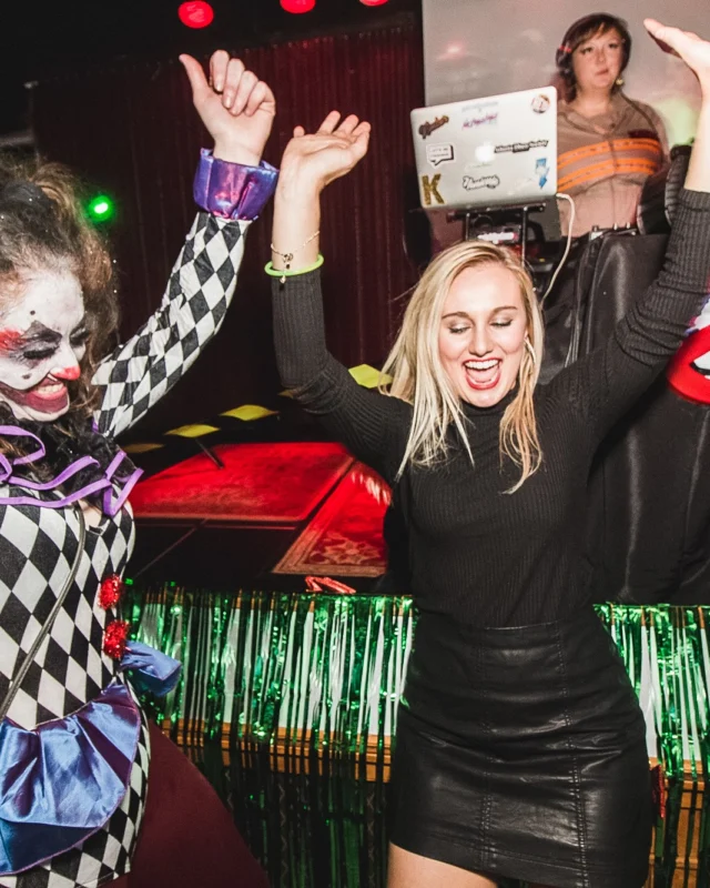 Dr Peter Venkman's Spook Central Halloween Dance Party! Thursday October 31, 2019. Presented by Nonsense ATL at Venkman's, Old Fourth Ward, Atlanta. Kimber was the DJ. Photo by Oh Snap.