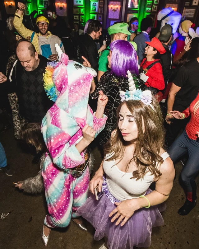 Dr Peter Venkman's Spook Central Halloween Dance Party! Thursday October 31, 2019. Presented by Nonsense ATL at Venkman's, Old Fourth Ward, Atlanta. Kimber was the DJ. Photo by Oh Snap.