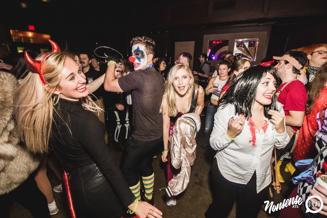 Dr Peter Venkman's Spook Central Halloween Dance Party! Thursday October 31, 2019. Presented by Nonsense ATL at Venkman's, Old Fourth Ward, Atlanta. Kimber was the DJ. Photo by Oh Snap.