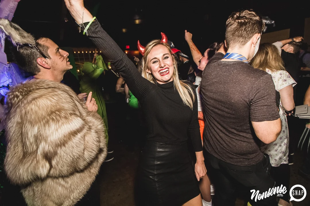 Dr Peter Venkman's Spook Central Halloween Dance Party! Thursday October 31, 2019. Presented by Nonsense ATL at Venkman's, Old Fourth Ward, Atlanta. Kimber was the DJ. Photo by Oh Snap.