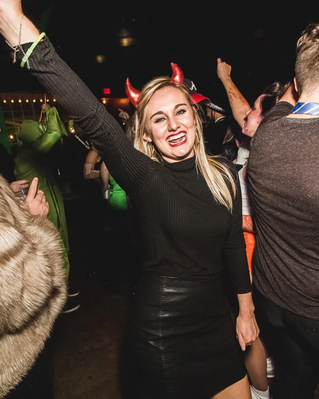 Dr Peter Venkman's Spook Central Halloween Dance Party! Thursday October 31, 2019. Presented by Nonsense ATL at Venkman's, Old Fourth Ward, Atlanta. Kimber was the DJ. Photo by Oh Snap.
