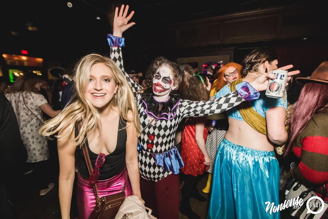 Dr Peter Venkman's Spook Central Halloween Dance Party! Thursday October 31, 2019. Presented by Nonsense ATL at Venkman's, Old Fourth Ward, Atlanta. Kimber was the DJ. Photo by Oh Snap.