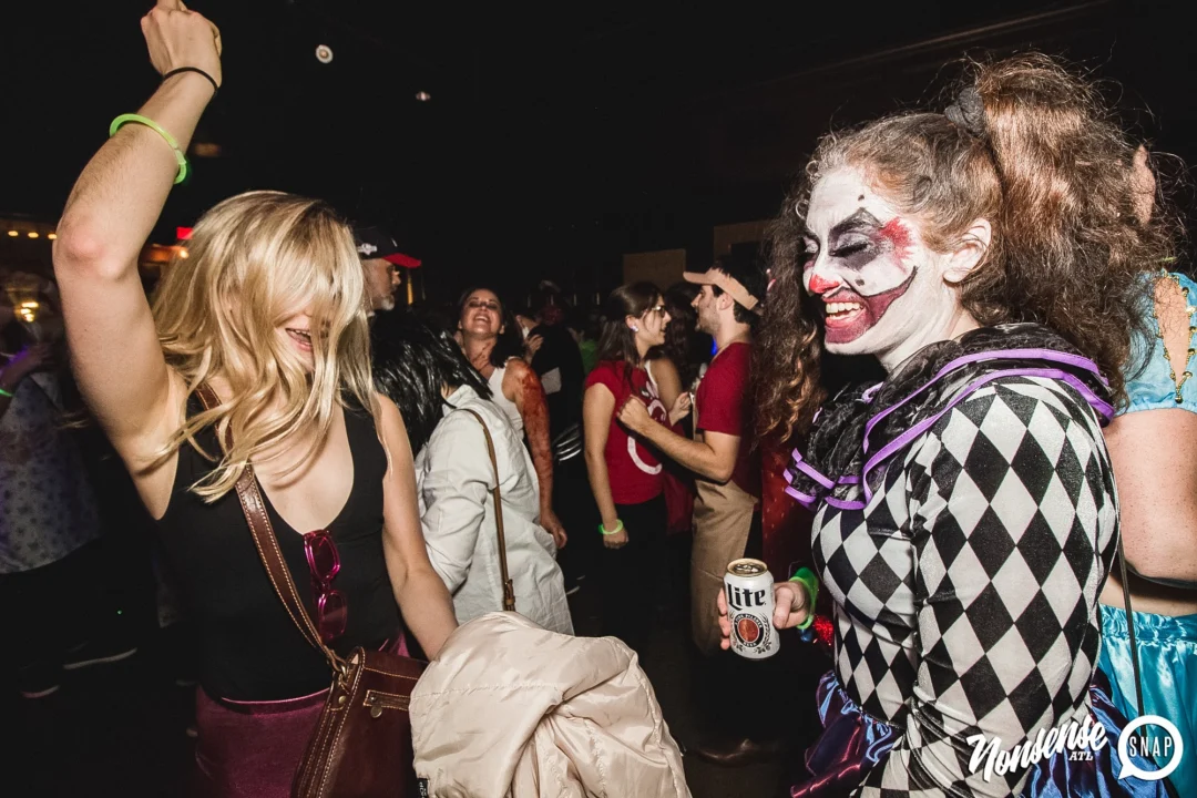 Dr Peter Venkman's Spook Central Halloween Dance Party! Thursday October 31, 2019. Presented by Nonsense ATL at Venkman's, Old Fourth Ward, Atlanta. Kimber was the DJ. Photo by Oh Snap.
