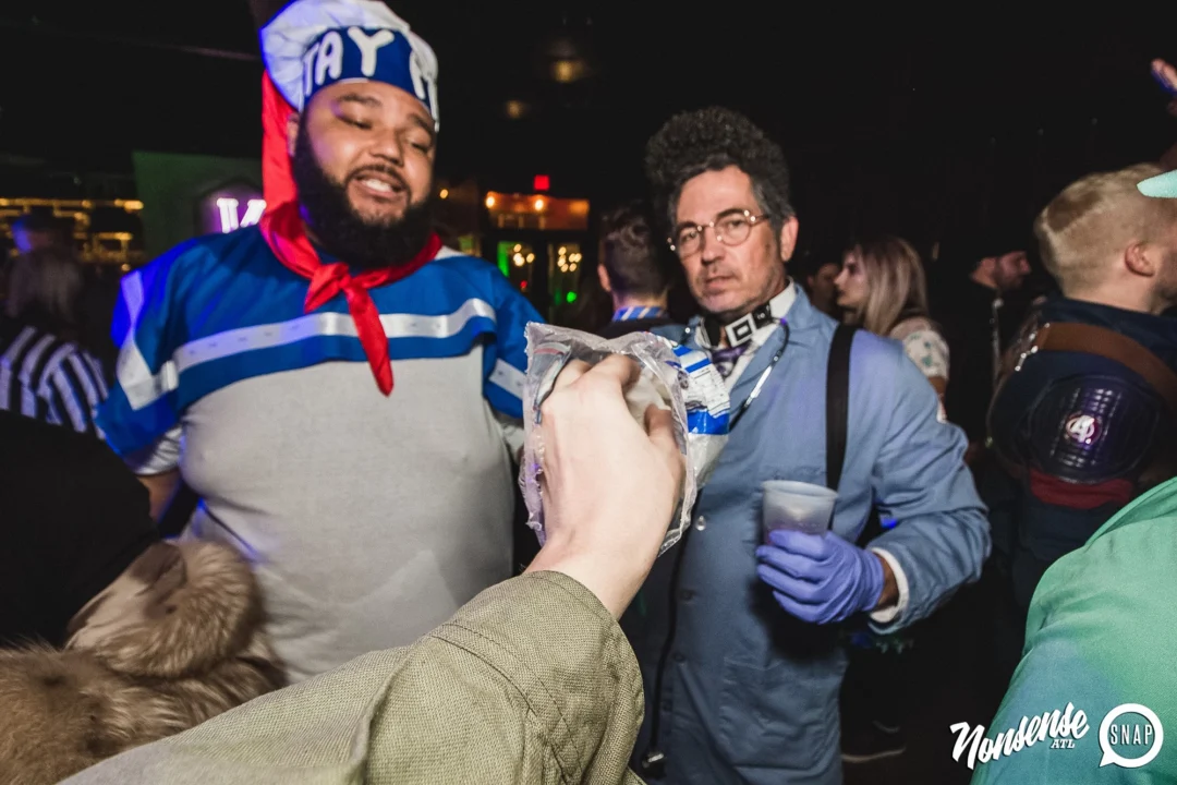 Dr Peter Venkman's Spook Central Halloween Dance Party! Thursday October 31, 2019. Presented by Nonsense ATL at Venkman's, Old Fourth Ward, Atlanta. Kimber was the DJ. Photo by Oh Snap.