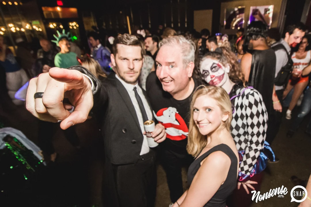 Dr Peter Venkman's Spook Central Halloween Dance Party! Thursday October 31, 2019. Presented by Nonsense ATL at Venkman's, Old Fourth Ward, Atlanta. Kimber was the DJ. Photo by Oh Snap.