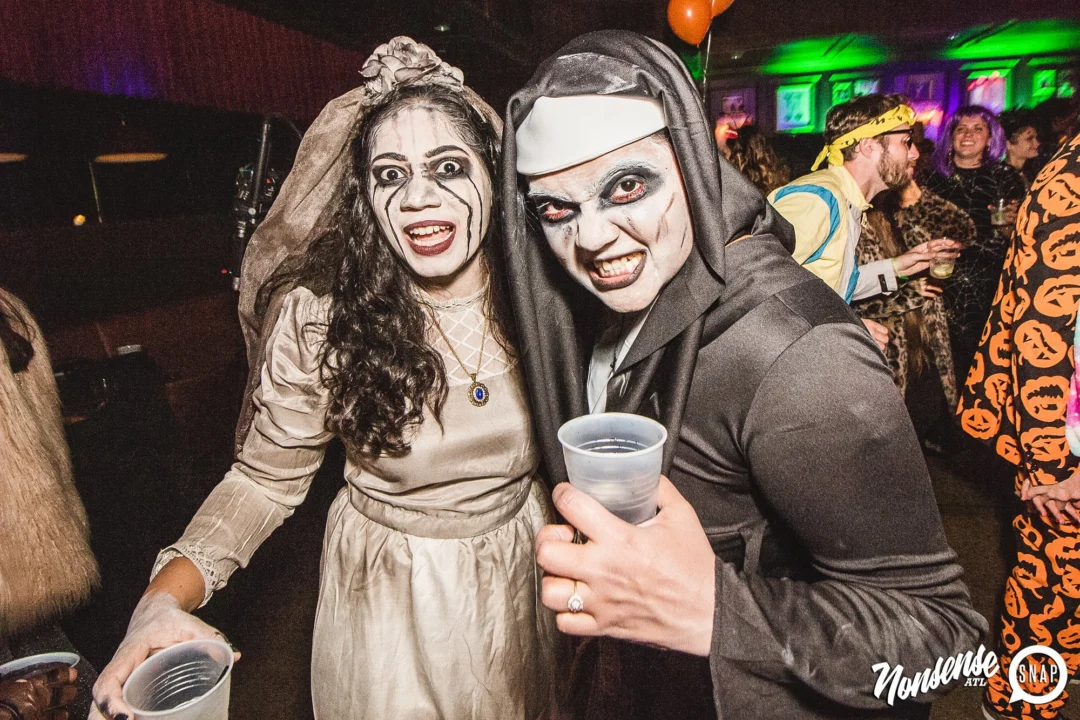 Dr Peter Venkman's Spook Central Halloween Dance Party! Thursday October 31, 2019. Presented by Nonsense ATL at Venkman's, Old Fourth Ward, Atlanta. Kimber was the DJ. Photo by Oh Snap.