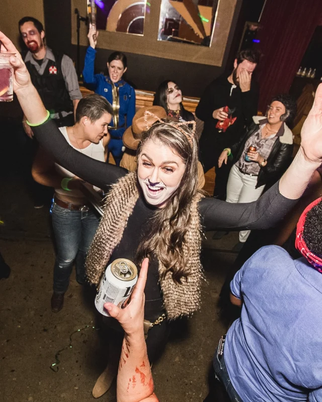 Dr Peter Venkman's Spook Central Halloween Dance Party! Thursday October 31, 2019. Presented by Nonsense ATL at Venkman's, Old Fourth Ward, Atlanta. Kimber was the DJ. Photo by Oh Snap.