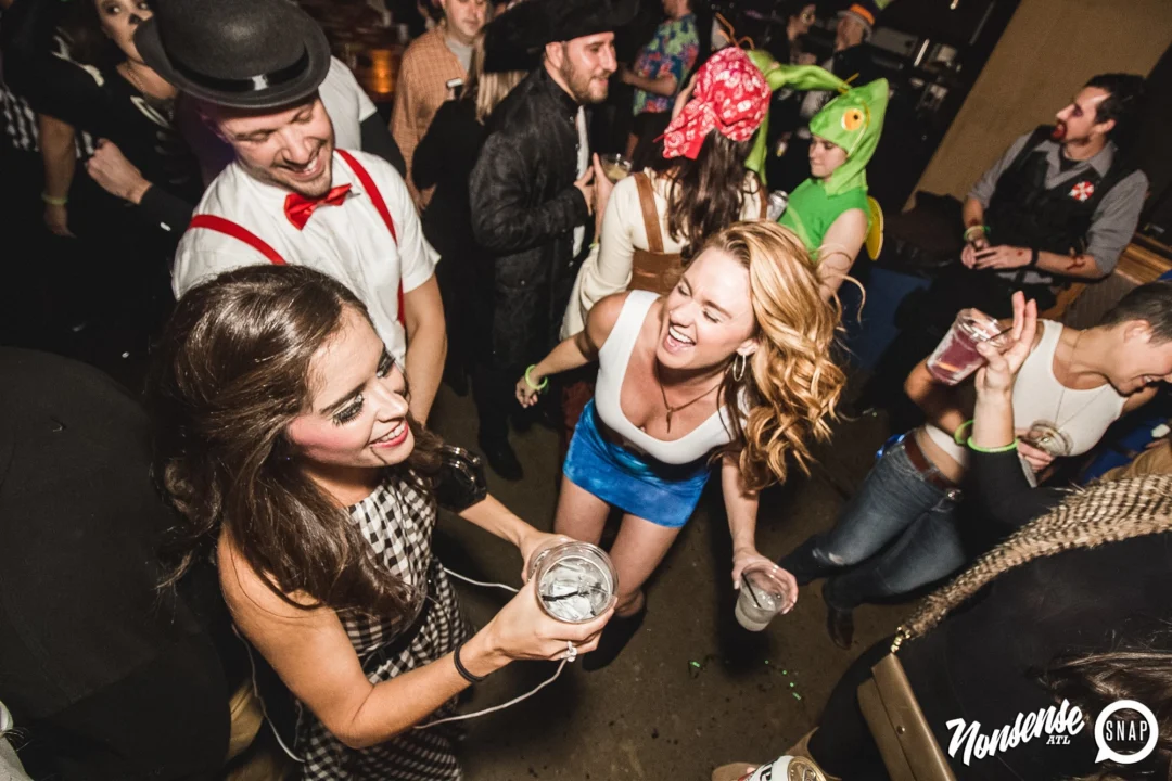 Dr Peter Venkman's Spook Central Halloween Dance Party! Thursday October 31, 2019. Presented by Nonsense ATL at Venkman's, Old Fourth Ward, Atlanta. Kimber was the DJ. Photo by Oh Snap.