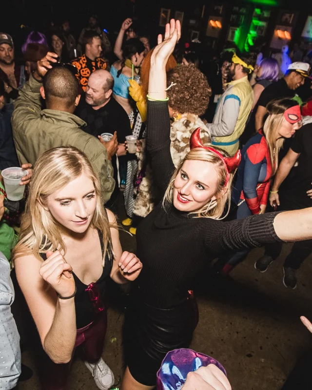 Dr Peter Venkman's Spook Central Halloween Dance Party! Thursday October 31, 2019. Presented by Nonsense ATL at Venkman's, Old Fourth Ward, Atlanta. Kimber was the DJ. Photo by Oh Snap.