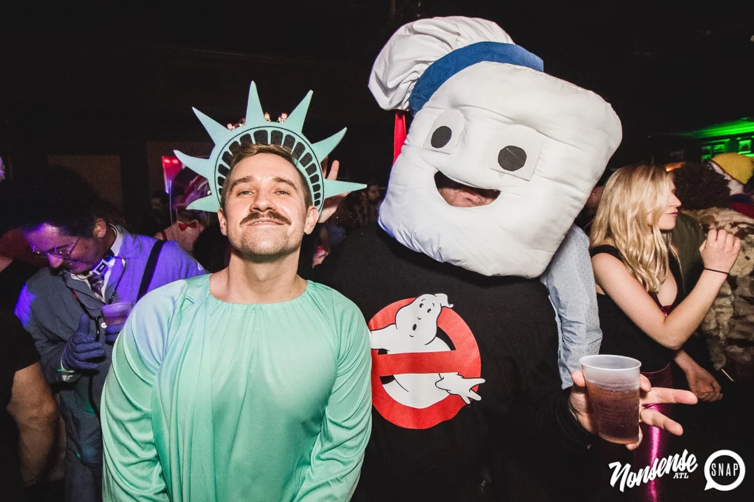 Dr Peter Venkman's Spook Central Halloween Dance Party! Thursday October 31, 2019. Presented by Nonsense ATL at Venkman's, Old Fourth Ward, Atlanta. Kimber was the DJ. Photo by Oh Snap.