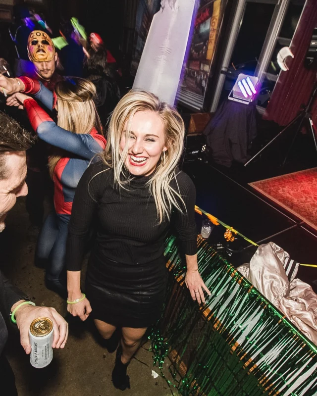 Dr Peter Venkman's Spook Central Halloween Dance Party! Thursday October 31, 2019. Presented by Nonsense ATL at Venkman's, Old Fourth Ward, Atlanta. Kimber was the DJ. Photo by Oh Snap.