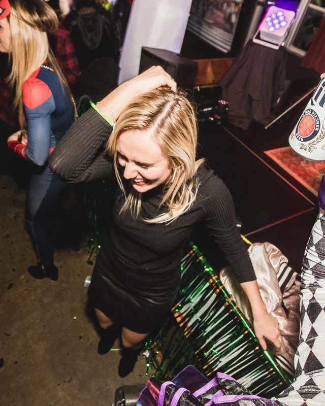 Dr Peter Venkman's Spook Central Halloween Dance Party! Thursday October 31, 2019. Presented by Nonsense ATL at Venkman's, Old Fourth Ward, Atlanta. Kimber was the DJ. Photo by Oh Snap.