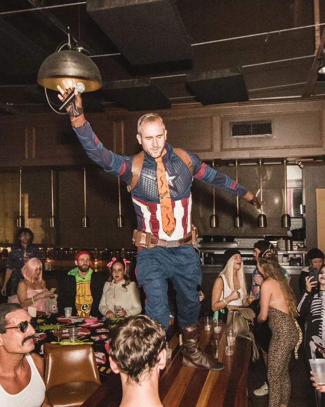 Dr Peter Venkman's Spook Central Halloween Dance Party! Thursday October 31, 2019. Presented by Nonsense ATL at Venkman's, Old Fourth Ward, Atlanta. Kimber was the DJ. Photo by Oh Snap.