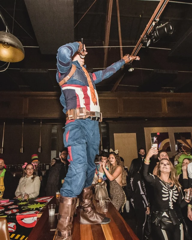 Dr Peter Venkman's Spook Central Halloween Dance Party! Thursday October 31, 2019. Presented by Nonsense ATL at Venkman's, Old Fourth Ward, Atlanta. Kimber was the DJ. Photo by Oh Snap.