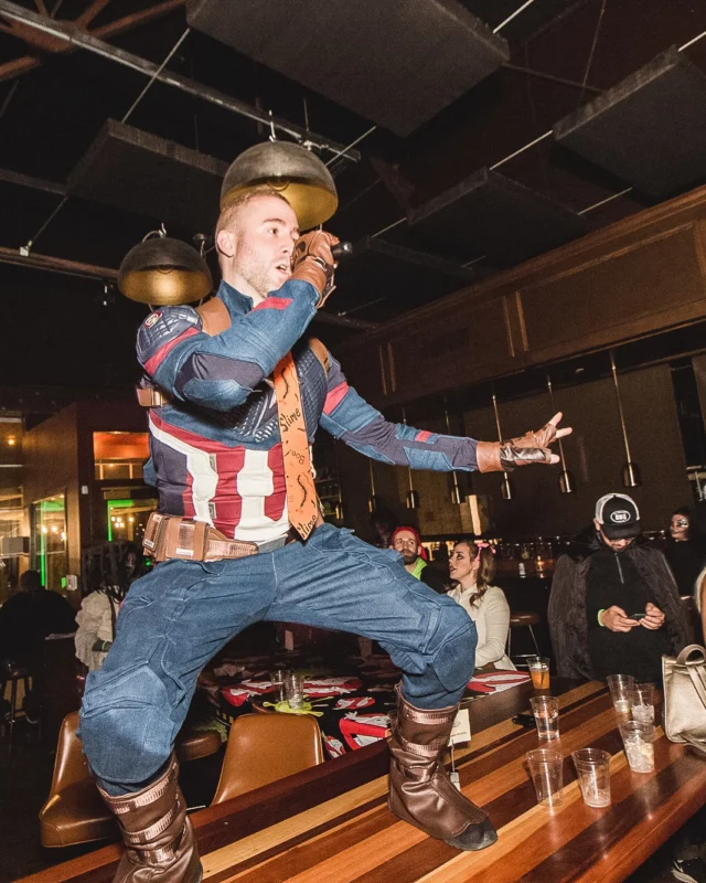 Dr Peter Venkman's Spook Central Halloween Dance Party! Thursday October 31, 2019. Presented by Nonsense ATL at Venkman's, Old Fourth Ward, Atlanta. Kimber was the DJ. Photo by Oh Snap.