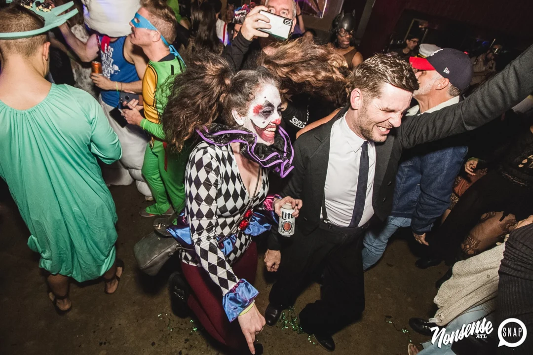 Dr Peter Venkman's Spook Central Halloween Dance Party! Thursday October 31, 2019. Presented by Nonsense ATL at Venkman's, Old Fourth Ward, Atlanta. Kimber was the DJ. Photo by Oh Snap.