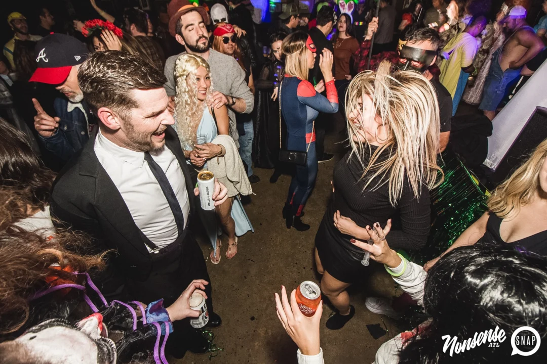 Dr Peter Venkman's Spook Central Halloween Dance Party! Thursday October 31, 2019. Presented by Nonsense ATL at Venkman's, Old Fourth Ward, Atlanta. Kimber was the DJ. Photo by Oh Snap.