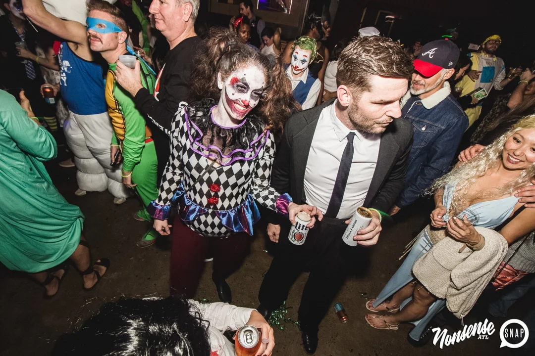 Dr Peter Venkman's Spook Central Halloween Dance Party! Thursday October 31, 2019. Presented by Nonsense ATL at Venkman's, Old Fourth Ward, Atlanta. Kimber was the DJ. Photo by Oh Snap.