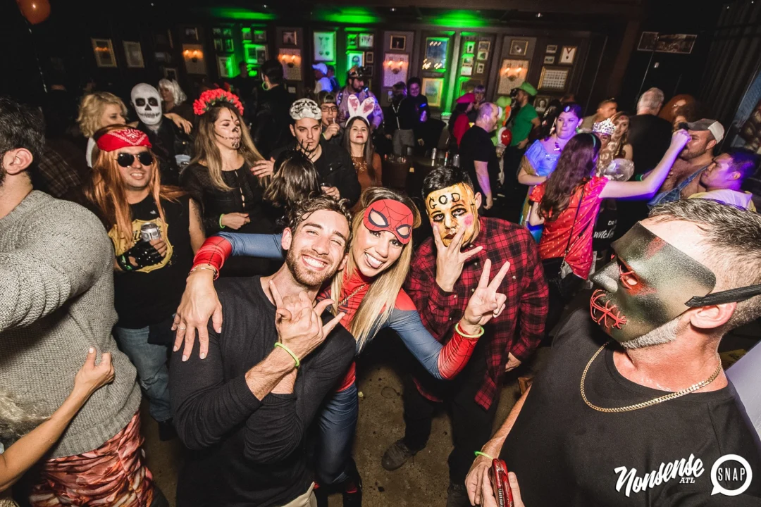 Dr Peter Venkman's Spook Central Halloween Dance Party! Thursday October 31, 2019. Presented by Nonsense ATL at Venkman's, Old Fourth Ward, Atlanta. Kimber was the DJ. Photo by Oh Snap.