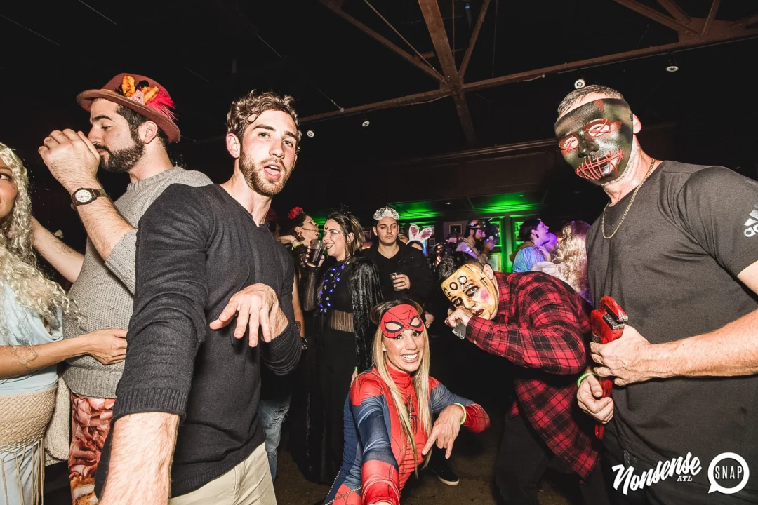 Dr Peter Venkman's Spook Central Halloween Dance Party! Thursday October 31, 2019. Presented by Nonsense ATL at Venkman's, Old Fourth Ward, Atlanta. Kimber was the DJ. Photo by Oh Snap.